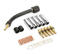 Akozon 24pcs Welding Parts Kit for 15AK | High-Performance 24pcs Welding Parts Set for 15AK - Tips, Nozzles, Holders