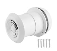 Akozon 24V Roof Fan, Air Ceiling Cooling Ventilation Grille, Replacement for Motorhome, Caravan, Travel Trailer, Van, RV Roof Fan, White, 2 Speeds, Low Noise, Adjustable Height