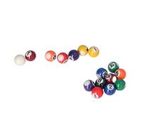 Akozon 25mm Mini Billiard Ball Set Complete 16 Balls for Style Pool Tables Mini Pool Table Accessories for and Adults