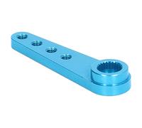 Akozon 25T Single Sided Aluminum Servo Horn for 1/8 1/10 RC Cars - Lengthened Steering Servo Arm for Improved Performance (Blue)