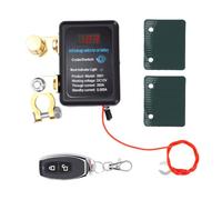 Akozon 260A Smart Remote Car Battery Disconnect Switch with LED Voltage Display Auto Cut Off At 11.8V for 12V Cars RV Trucks Boats ATVs