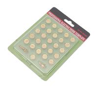 Akozon 28-Piece Brass Wood Burning Tip Set for Engraving, Pyrography & DIY Carving Projects - 26 Numbered Tips & 2 Drawing Tips for Creative Designs on Wood, Leather, Plastic & More