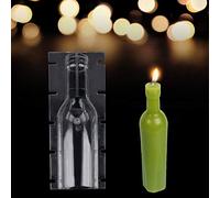 Akozon 280g Candle DIY, Handmade Bottle-Shaped Wax Candle Molds with Bubble Wrap Shipping for Craft Lovers