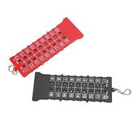 Akozon 2pcs 18 Hole Score Counter Scoreboard Training Practice Competition Accessory BlackRed, 2pcs Sc Oard, 18 Holes Score Counter Lap Accessories