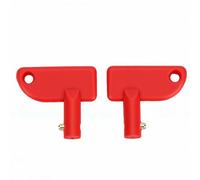 Akozon 2PCS Battery Disconnect Switch Spare Key, Spare Mini Red Key for Battery Disconnect Isolator Power Kill Switch, Universal for Cars Trucks Boats Marine