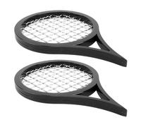 Akozon 2pcs Hair Racket Twist Combs - Portable Curling Brush for Effortless Afro Hair Styling & Curl Definition (Black)