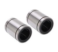 Akozon 2Pcs Low Noise Linear Ball Bearings for 3D Printers & Engraving Machines - High Speed Cylinder Linear Bearings, 60mm OD, 40mm ID, Steel Construction