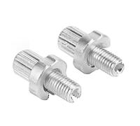 Akozon 2pcs M7 Brake Handle Lever Adjusting Screws Fastener Bolts, Brake Cable Adjuster Aluminium Alloy for Road Mountain Bikes