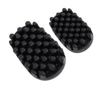 Akozon 2pcs Rubber Curling Hair Brush Set - Large & Small Size Twist Curl Comb for African and Textured Hair Styling Tool