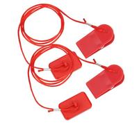 Akozon 2Pcs Running Machine Lock Magnet Key Universal Accessory Rectangle Clamp/Holder, Interruptor de Seguridad para Máquina de Correr, 2 Uds