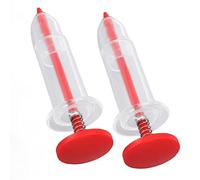 Akozon 2pcs Seeds Dispenser, Sowing Seeder Small Seed Planter Tool for Horticultural Seeding Hand Seeder Carrot Mini Seedmaster