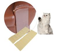 Akozon 2PCS Self-Adhesive Cat Scratch Guard - Sofa and Furniture Protector, Transparent PVC Scratch Deterrent for Pet Owners