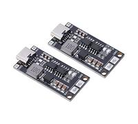 Akozon 2Pcs Wear Resistant 2S Battery Charger Module Type C to 8.4V Boost Lithium Battery Charging Board (1A)