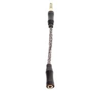 Akozon 3.5mm to 4.4mm Headphone Adapter Cable - Gold Plated 3.5mm Stereo Female to 4.4mm Balanced Male Upgrade Cable for Headphones and Devices (Cool Grey)