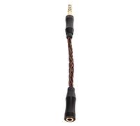 Akozon 3.5mm to 4.4mm Headphone Adapter Cable - Gold Plated 3.5mm Stereo Female to 4.4mm Balanced Male Upgrade Cable for Headphones and Devices (Bronze)