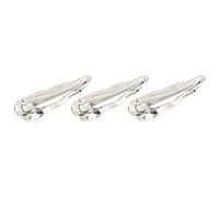 Akozon 3 Pcs Wavy Duckbill Hair Decor Clip - Styling Metal No Bend Hair Pin Ideal for Evening Parties, Christmas, Birthday, Events - Strong, Non-Slip Hair Accessory for Girls