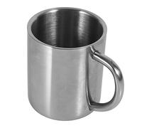 Akozon 304 Stainless Steel Large 24 Oz Cups with Handle, Portable Student Stainless, Double Wall Mug Travel Camping Coffee Tea Milk Cup Durable Steel