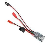 Akozon 30A Brushed ESC Motor Speed Controller with Brake for RC Cars and Boats - Compact Design, 20A Output, 4 Functions, UBEC 5.7V ((30A brushed electric regulator))