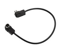 Akozon 30cm/11.81in Car AUX Input Adapter CD Player Cable High Toughness Replacement for Alpine