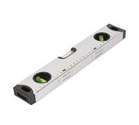 Akozon 30cM 60cm Aluminum Alloy Magnetic Level Ruler with Three Bubble Vials for Accurate Measurement (30cm)