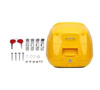 Akozon 32L Motorcycle Trunk Scooter Tail Box Retro Design High Grade Material for Electric Bikes