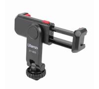 Akozon 360 Degree Rotatable Tripod Phone Holder Clamp Mount Adapter with Hot Shoe Cold Shoe Microphone Mount