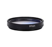 Akozon 37mm Blue Graduated Filter Resin Lens Filter with Aluminum Frame HD Coating Front Threaded Design for Sky Balance Dust Protection Landscape Travel Photography