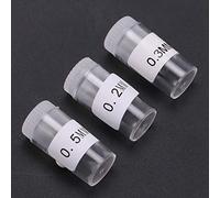 Akozon 3Pcs 0.2mm 0.3mm 0.5mm Airbrush Nozzles and Needles Tips Replacement Accessories