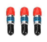 Akozon 3pcs Attenuator, SMA-JK Male to Female RF Coaxial Attenuator Connector 2W 6GHz 50Ω(3db)