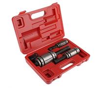 Akozon 3pcs Tail Pipe Expander Set, Exhaust Muffler Spreader Tool for | Steel, Fits 1-1/8"" to 3-1/2"" ID Pipes, Portable Blow Case
