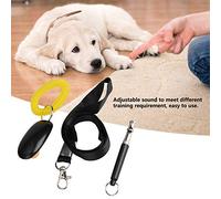 Akozon 3pcs Ultrasonic Dog Training Whistle with Lanyard and Clicker - Teach Commands, Adjustable Sound for All Breeds