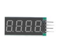 Akozon 4 Digit 7 Segment I2C, Digital Tube Module LED Display I2C, e Displays Interface DC 5V 3.3V DM43B04