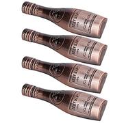 Akozon 4-Piece Retro Zinc Alloy Wine Bottle Shaped Cabinet Drawer Pull Handles - Stylish & Easy to Install Furniture Accessories (Rose Gold)