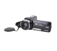 Akozon 4K Video Camera Camcorder 80MP HD 3 Inch 270 Degree Rotation Screen 18X Zoom Digital Video Recorder with LED Flash Travel