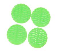 Akozon 4Pcs Urinal Screen, Splash Cake for Office Company Restaurant School Deodorizer Reduce Odor Prevent