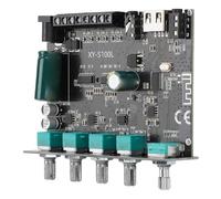 Akozon 5.0 Stereo o Receiver Board 2.1 Channel Class D Amplifier with Adjustable Treble Bass, Multiple Input Support, and Smart Control