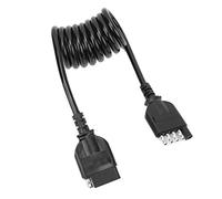Akozon 5 Pin Trailer Wire Harness Connector 5FT | Weatherproof Extension Cable, Tail Brake Turn Lights, Plug And Play design, Boat Horse Trailer Compatible