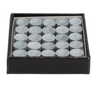 Akozon 50Pcs Pool Tips Leather Replacement 9mm Billiard Stick Tips for Training Professional Players High Elasticity Felt (9mm)