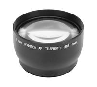 Akozon 52mm 2X Magnification HD Teleconverter Lens Lightweight Aluminum Alloy Mount Camera