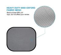 Akozon 5Pcs Auto Car Sun Shade Premium Visor with Suction Cups for Ultimate Protection Against Sunlight Lightweight and Foldable Window Curtain