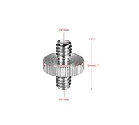 Akozon 5pcs Standard 1/4 20 Male to 1/4 20 Male Threaded Screw Adapter Tripod Mounting Thread Screw Converter Camera Tripod Monopod Ballhead Light (AkozonFX7rBN-D5372-2)