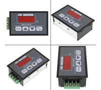 Akozon 6-60V Digital Tachometer Speed Controller for DC Motors with Adjustable Slow Start and Stop Features - Easy-to-Read Digital Display for Precise Speed Management