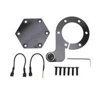 Akozon 6 Hole Steering Wheel Horn Cover Black Center Cap Carbon Fiber Horn Button Kit for MOMO Nardi VERTEX Applicable for Vehicles