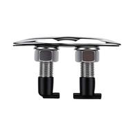 Akozon 6in Pull Up Boat Dock Cleat, Retractable Stainless Marine Dock Cleat for Yacht Cargo Ship Speedboat