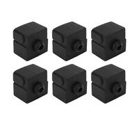 Akozon 6Pcs Hotend Silicone Sleeves 280℃ Temperature 3D Printer Extruder Silicone Cover Socks for Ender 3 V3 SE, 6Pcs Sock for Ender 3 V3 SE