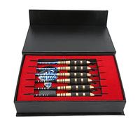 Akozon 6Pcs Professional Stainless Steel Tip Darts Set with Storage Case for Beginners & Advanced Players, Includes Accessories for Enhanced Gaming Experience