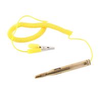 Akozon 6V 12V 24V DC Circuit Tester Pen Pencil Voltage Test Light with Spiral Wire Fixed Needle Two Pole Luminescent Lamp for Automotive Vehicle Repair