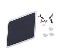 Akozon 6W 12V Solar Panel Solar Cell Panel Charger Board for Charging Car RV Boat Mobile Phone, 20W 12V Monocrystalline PV Off Grid Power for Battery Charging