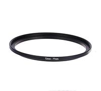 Akozon 72mm-77mm Step Up Ring, 72mm to 77mm DSLR/SLR Camera Lens UV Filter Converter Rings Step Up Lens Filter Adapter Ring Photography Metal Lens Filter Ring Adapter