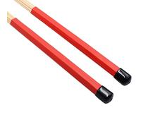 Akozon 7Pcs Jazz Sticks and Brushes Kit - 19 Bundles Bamboo Drumsticks with Fleece Bag for Musicians